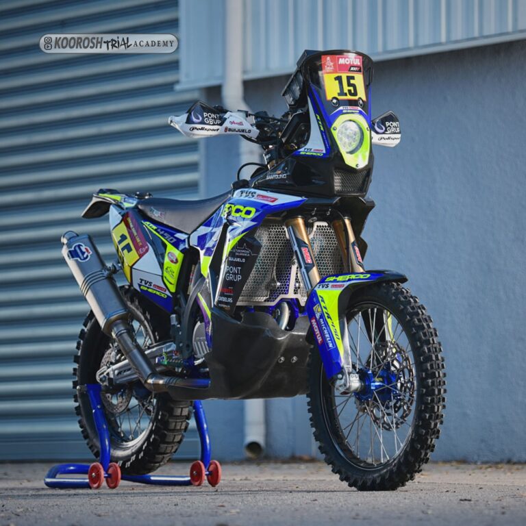 Rally (Dakar) motorcycle Koorosh Academy . اکادمی کوروش