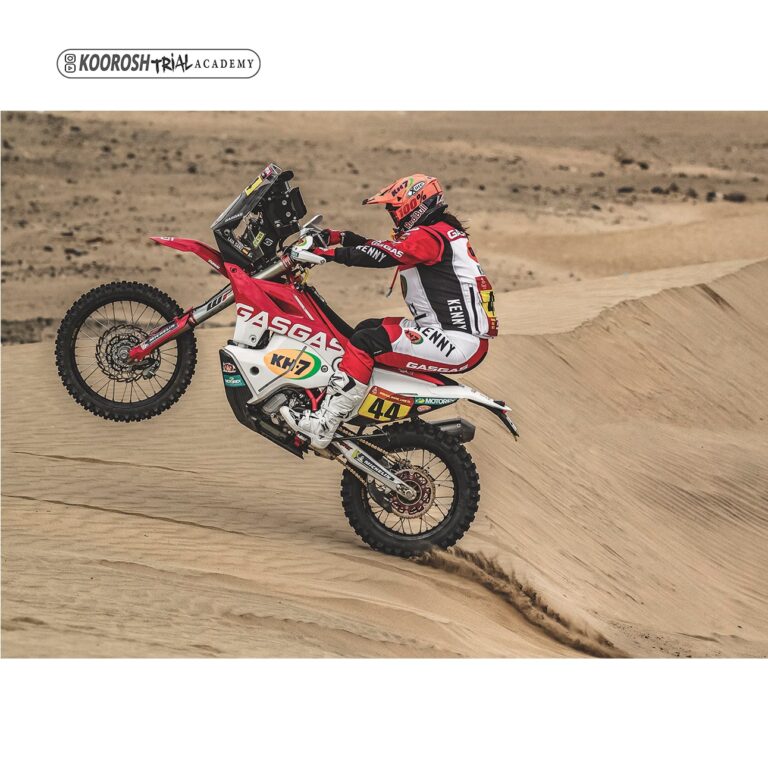 Rally (Dakar) motorcycle Koorosh Academy . اکادمی کوروش