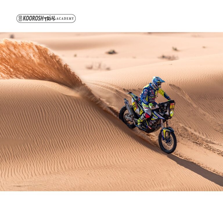 Rally (Dakar) motorcycle Koorosh Academy . اکادمی کوروش